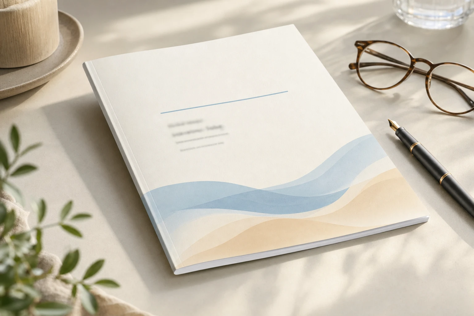 A bound Practice Growth Analysis report on a desk